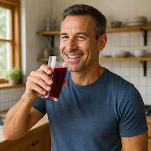 Drinking Beet Root Juice